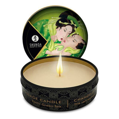 Massage Candle Green Tea 30 ml Shunga 6114 - Intiym