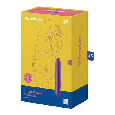 Violet Bullet Vibrator Ultra Power Satisfyer 6 packaging.