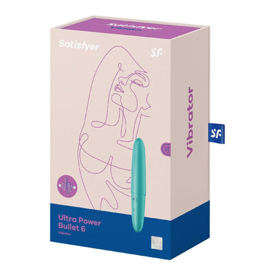 Bullet Vibrator Ultra Power Satisfyer Turquoise - Intiym