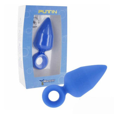 Putin Butt Plug Blue ManzzzToys E21300 Blue - Intiym