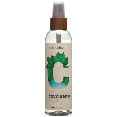 COBECO Bio Organic Toy Cleaner 150 ML bottle with natural ingredients label.