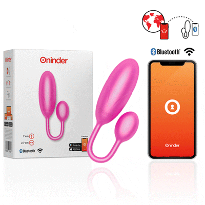 ONINDER DENVER Vibrating Egg Pink with Bluetooth control via smartphone app.