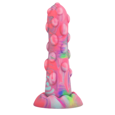 EPIC NIXIE Dildo Shape-Shifting Spirit with suction base, vibrant colors, and body-safe silicone.